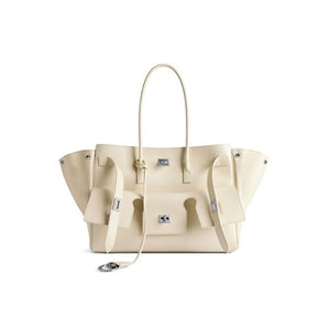 발렌시아가 벨 에어 캐리 올 미디엄 백 화이트