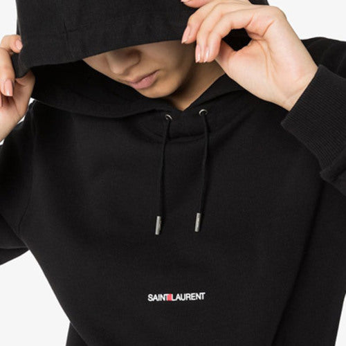 [국내배송] 세인트로랑 클래식 로고 프린트 후드티 2color - 재입고 -