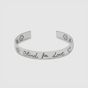 구찌 Blind for Love 실버 팔찌 455242 (박형석,임시완 착용)