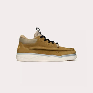 발렌티노 미드탑 런부트 스플릿 스니커즈 베이지