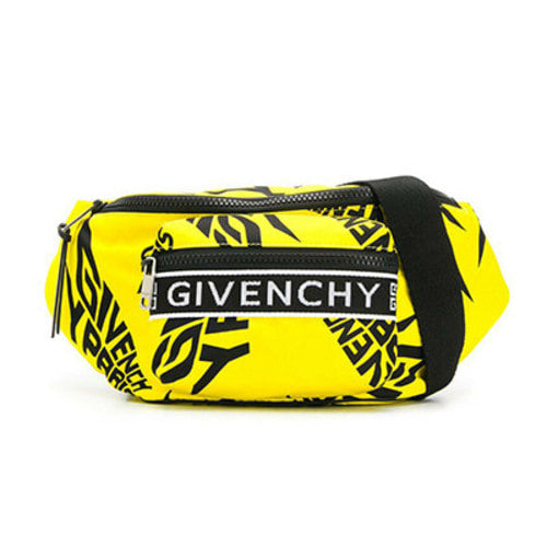 지방시 로고 프린팅 범백 옐로우