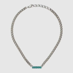 구찌 로고 디테일 에나멜 목걸이 678713 2type