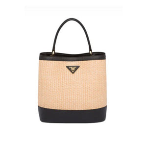 프라다 파니에 스트로백 M 탠/블랙