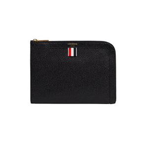 톰브라운 블랙 페블 폴리오 클러치백 S/M