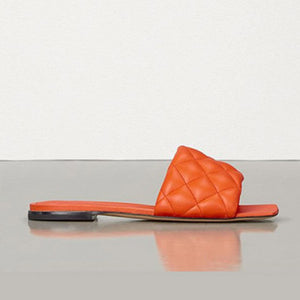 보테가베네타 패딩 샌들 슬리퍼 오렌지