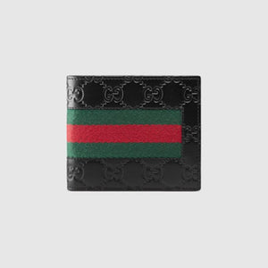 구찌 시그니처 웹 레더 반지갑