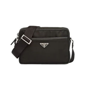 프라다 나일론 크로스 바디백 블랙/은장 2VH048