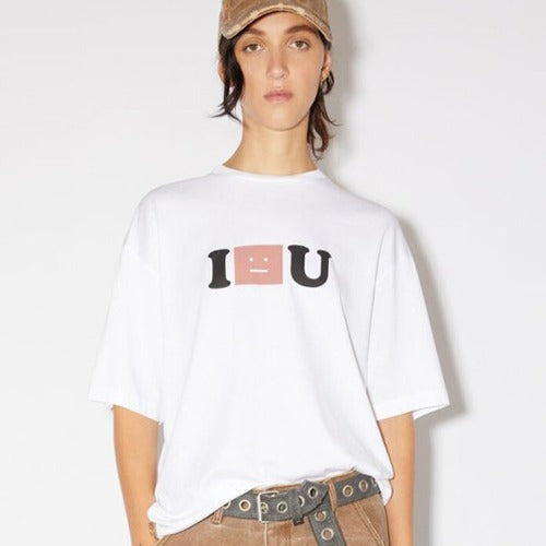 [국내배송] 아크네스튜디오 아이 페이스 유 반팔티 2color