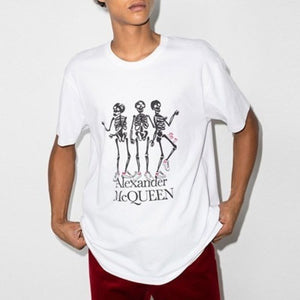 [국내배송] 알렉산더맥퀸 스니커즈 스켈레톤 반팔티 - 재입고 -