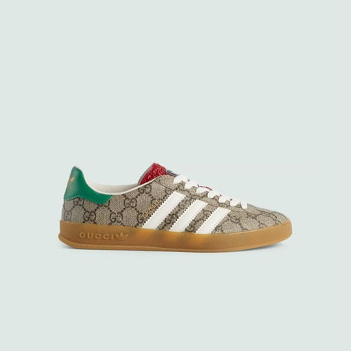 구찌 X 아디다스 가젤 스니커즈 베이지