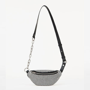 알렉산더왕 아티카 라인스톤 미니 패니백