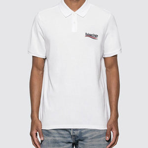 [국내배송] 발렌시아가 웨이브 로고 자수 카라티 2color - 재입고 -