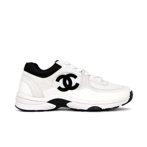 샤넬 CC 로고 테니스 메쉬 스니커즈 화이트 G38299
