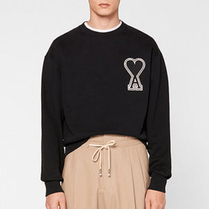 [국내배송] 아미 보플 빅하트 패치 맨투맨 2color (김지훈 착용)  - 재입고 -