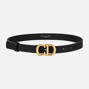 디올 새들 카프스킨 벨트 (이시영 착용)
