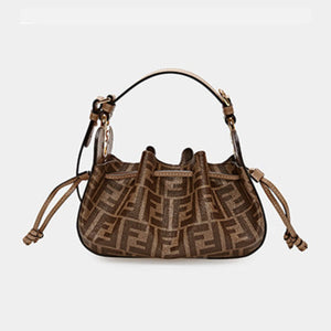 펜디 포모도리노 미니 숄더백 브라운