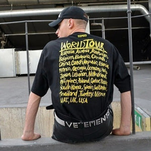 [국내배송] 베트멍 월드투어 로고 반팔티