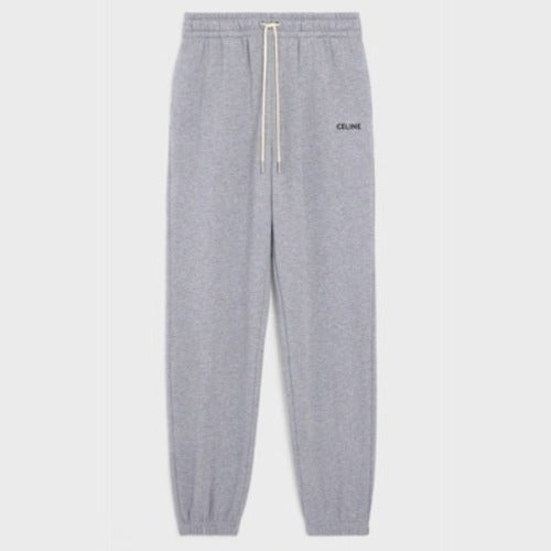 [국내배송/당일출고] 셀린느 클래식 자수 로고 트랙 팬츠 그레이 (박보검,리사 착용)