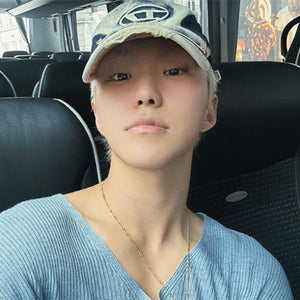 [국내배송] 디젤 C - 세이몬 트리티드 데님 볼캡 (예지,호시,김채원,리사,현진 착용)