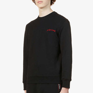 [국내배송] 알렉산더맥퀸 로고 자수 맨투맨 2color