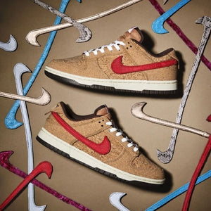 나이키 X 클랏 덩크 로우 SP 코르크 브라운