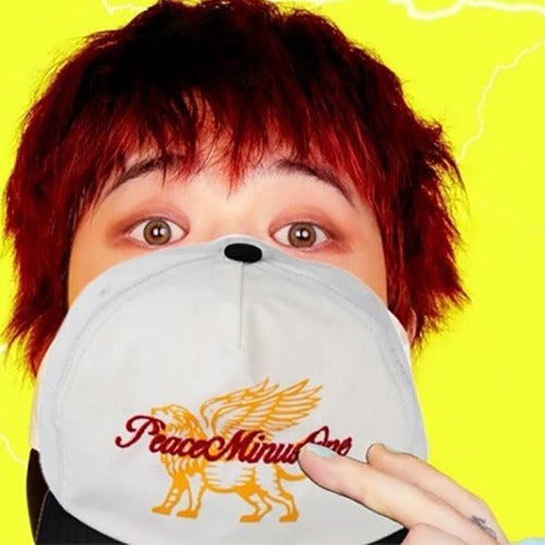 [국내배송] 피스마이너스원 X 주피터 5 패널 볼캡 화이트/블랙 (지드래곤,조세호 착용)