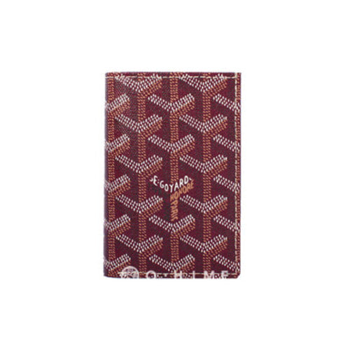 고야드 생피에르 카드지갑 버건디