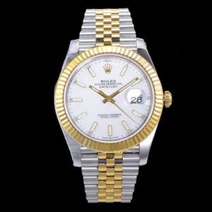 [눕공장] 로렉스 데이저스트41 오이스터 Perpetual 18k 옐로우골드 화이트 다이얼 41mm