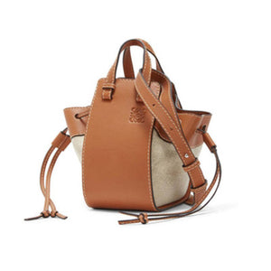 로에베 미니 해먹백 탠/내추럴