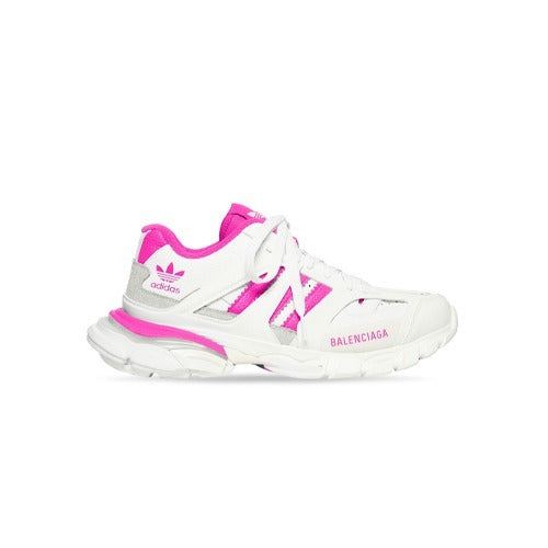 발렌시아가 X 아디다스 트랙 포럼 스니커즈 화이트/핑크