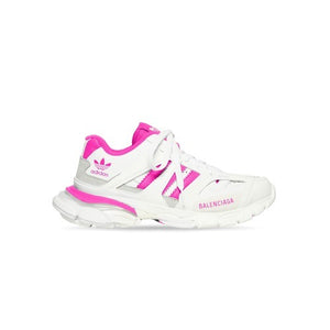 발렌시아가 X 아디다스 트랙 포럼 스니커즈 화이트/핑크