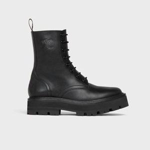 셀린느 벌키 샤이니 불 레이스업 부츠