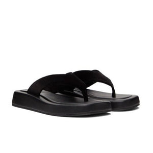 더 로우 긴자 샌들 블랙