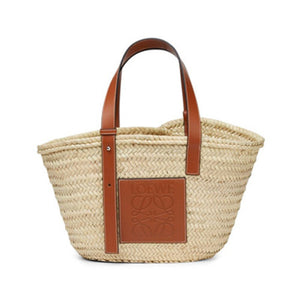 로에베 라피아 라탄 바스켓백 S/M 브라운