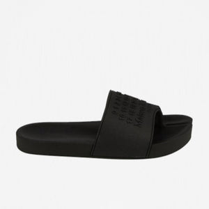 메종 마르지엘라 타비 슬라이드 샌들 블랙