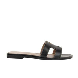 에르메스 오란 샌들 블랙