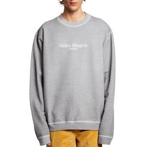 [국내배송] 메종마르지엘라 로고 자수 후염 맨투맨 2color