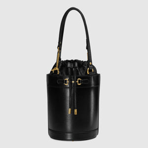 구찌 1955 홀스빗 스몰 버킷백 블랙