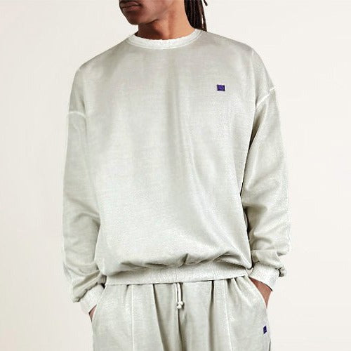 [국내배송] 아크네스튜디오 마이크로 페이스 피크먼트 맨투맨 3color