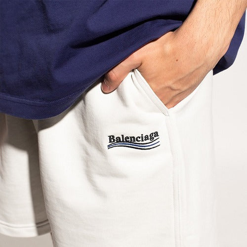 [국내배송] 발렌시아가 웨이브 로고 자수 반바지 2color