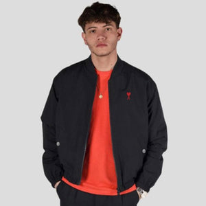 [국내배송/당일출고]아미 스몰 하트 패치 봄버 자켓