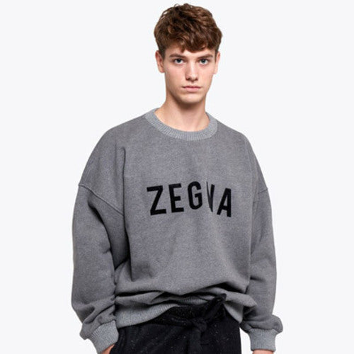 [국내배송/당일출고] 피어오브갓 X 제냐 로고 크루넥 맨투맨 2color (정국 착용)