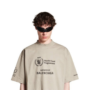 [국내배송] 발렌시아가 WFP 로고 빈티지 반팔티 2color