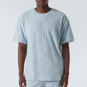 지방시 4G 코튼 블렌드 테리 자카드 반팔티 3color